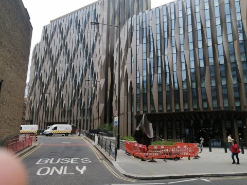 View of Hilton Hotel at Aldgate