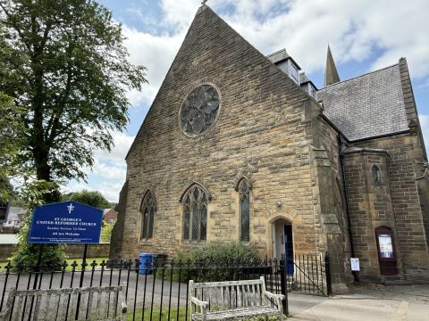 Entrance to the meeting is at the back of the church at the car park.